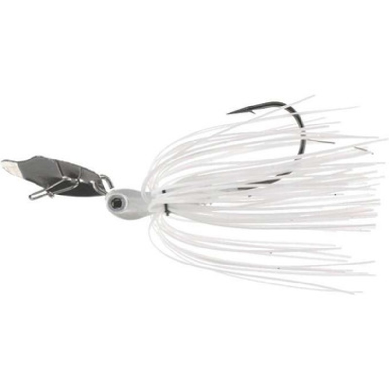 Strike King Thunder Cricket Vibrating Jig – Tungsten – 3/8oz – White