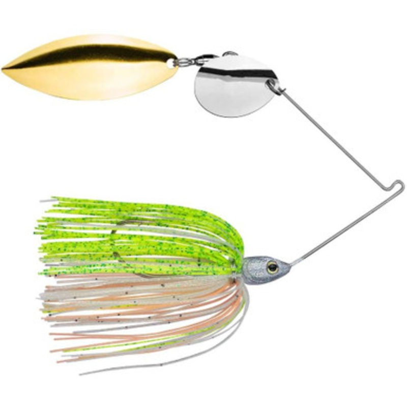 Strike King Tour Grade Colorado/Willow Spinnerbait – 3/8oz – Sun Perch