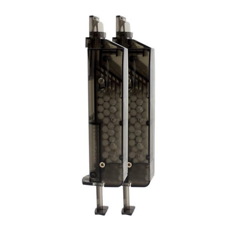 Valken Pistol Mag Shaped Speed Loader 2 Pack, Smoke