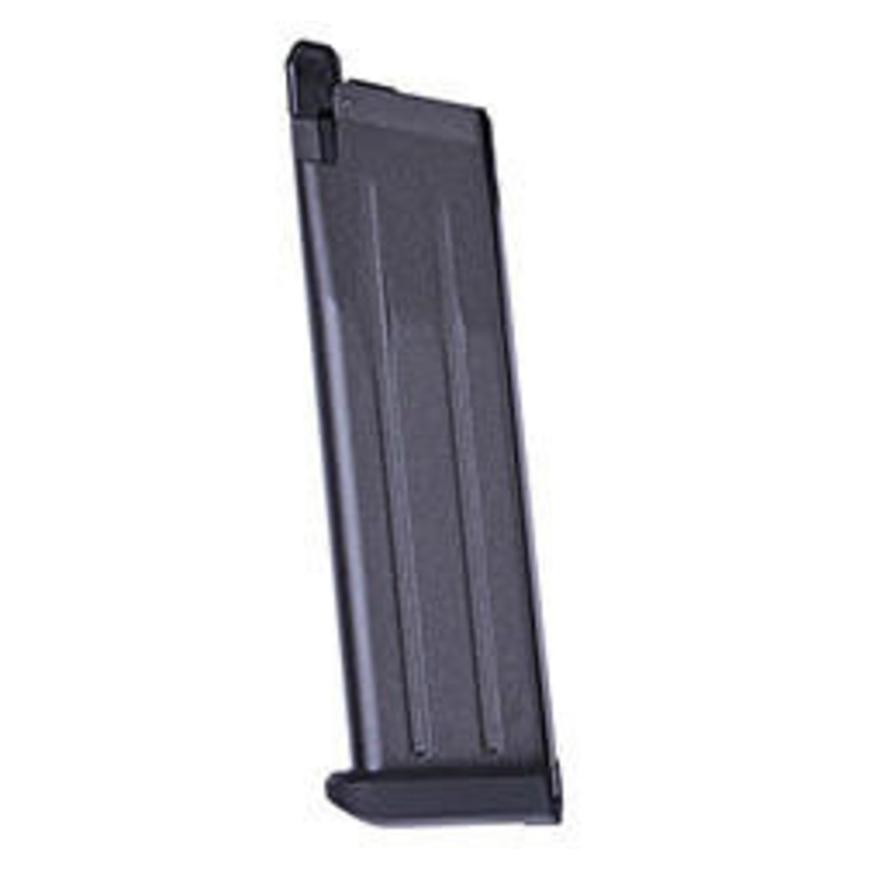 WE Tech 28rd 4.3 Hi-Capa Gas Blowback GBB Airsoft Pistol Magazine, Black
