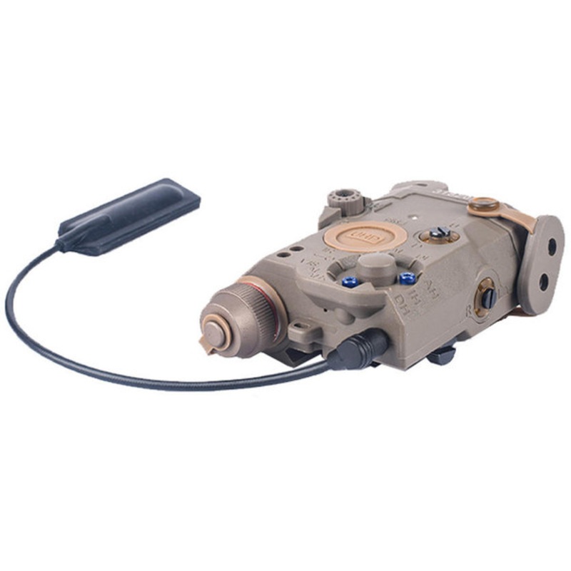 ACW Dummy LA-5C PEQ15 Box with Green Laser, Dark Earth