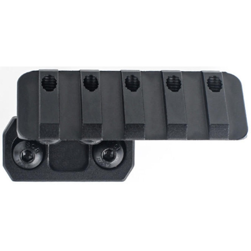 ACW Offset Picatinny Mount for M-LOK Rails, Black