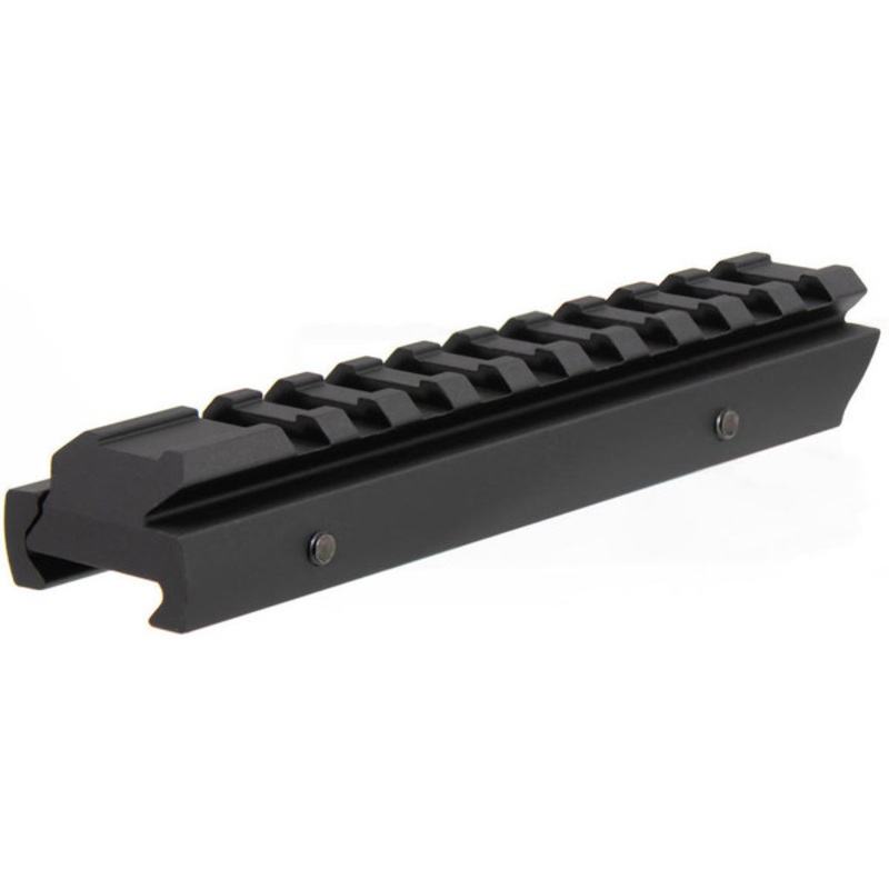 Aim Sports 1/4 High, 5 Long Riser Mount, Black