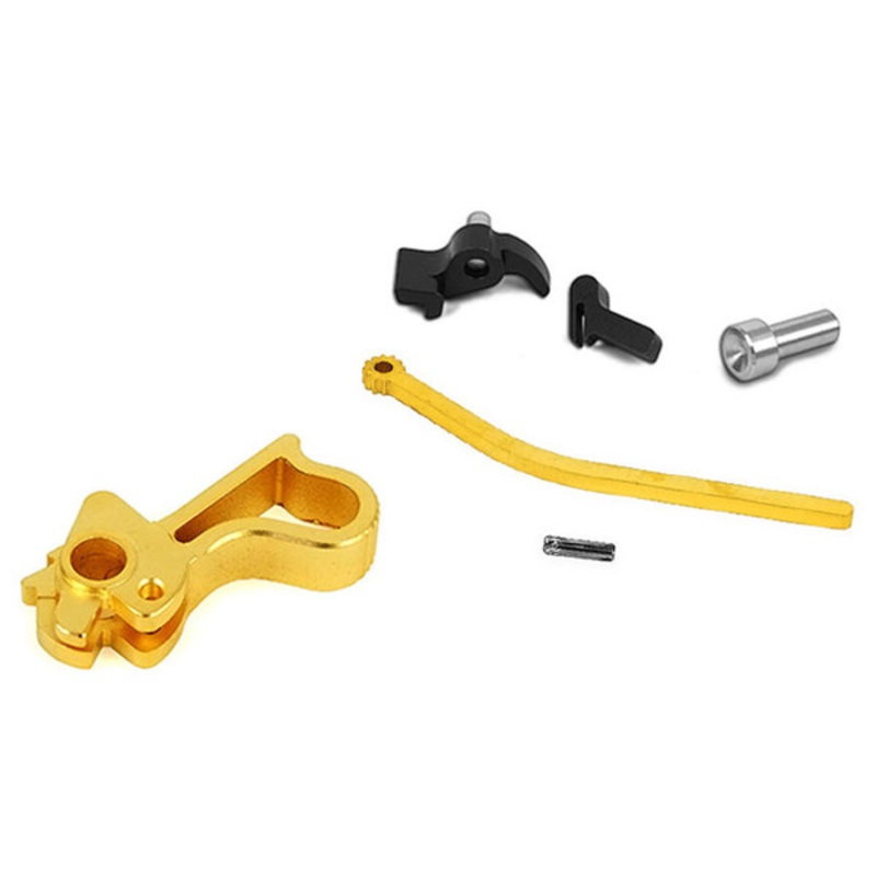 Airsoft Masterpiece CNC Steel Hammer & Sear Set for Marui Hi-Capa Infinity Commander, Gold