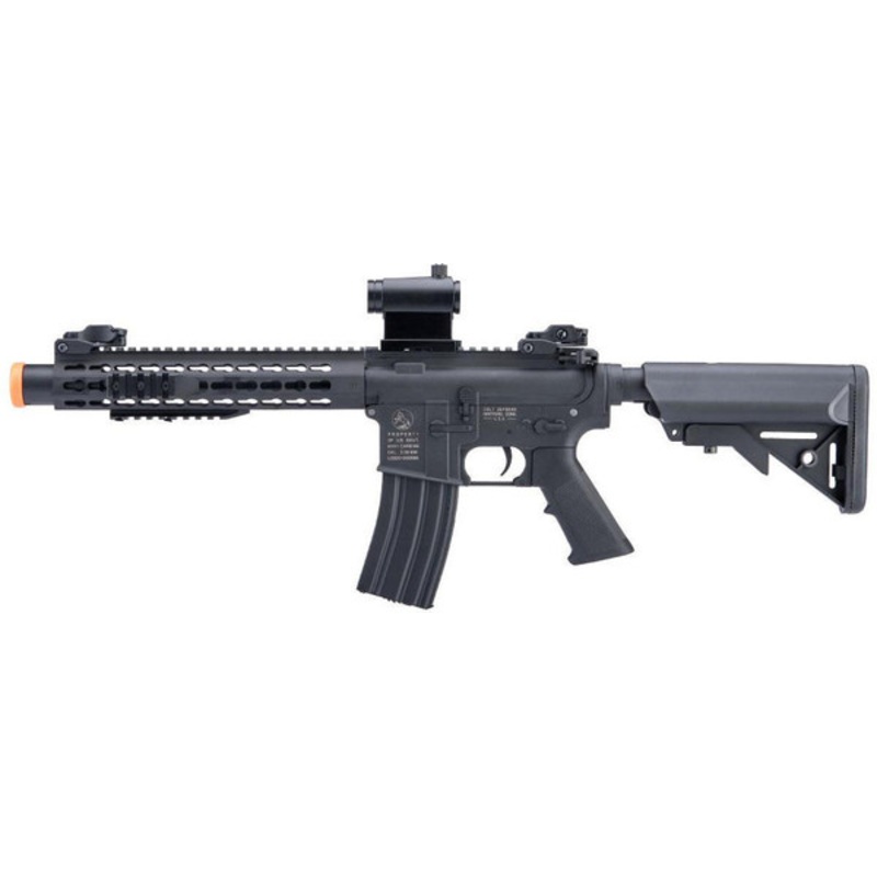 Cybergun Licensed Colt Sportsline Keymod 10 M4 AEG Airsoft Rifle w/ G3 Micro-Switch Gearbox, Black