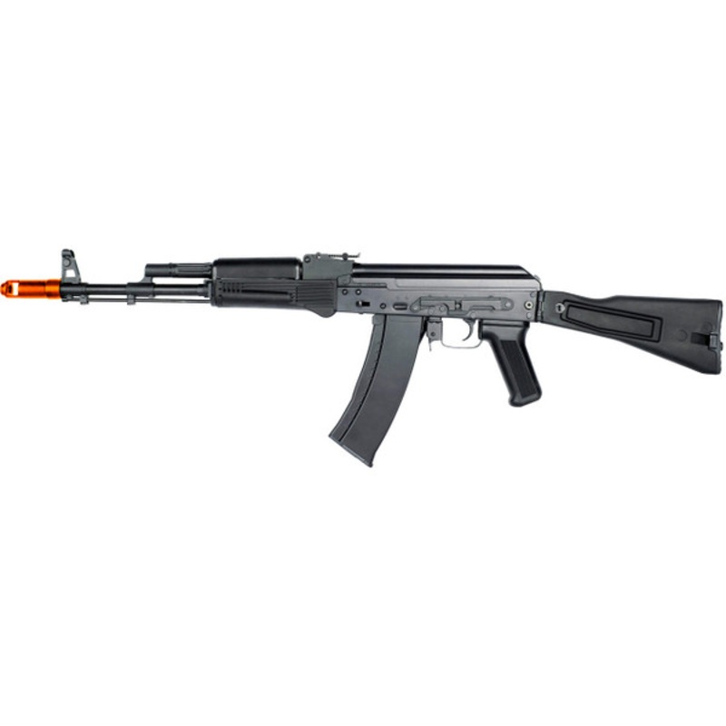 E&L AK74MN Essential Stamped Steel Airsoft AEG Rifle, Black