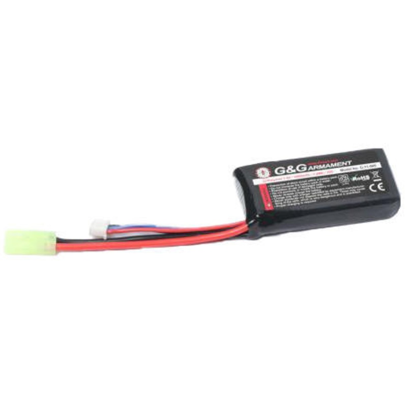 G&G Li-Po 7.4v 1000mAh Battery