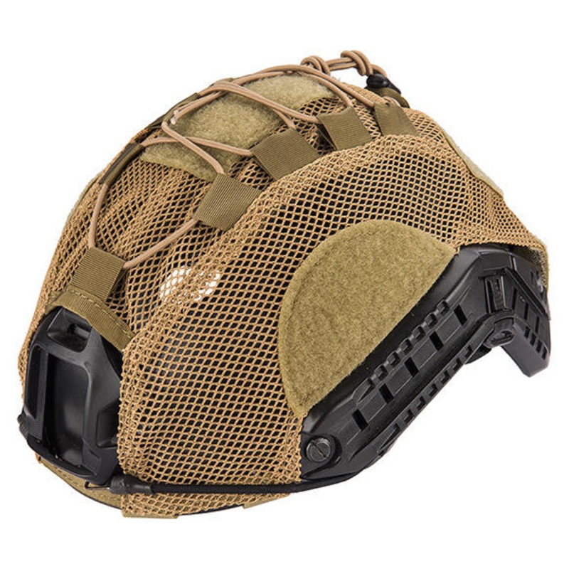 Lancer Tactical BUMP Helmet Cover in Medium, Tan