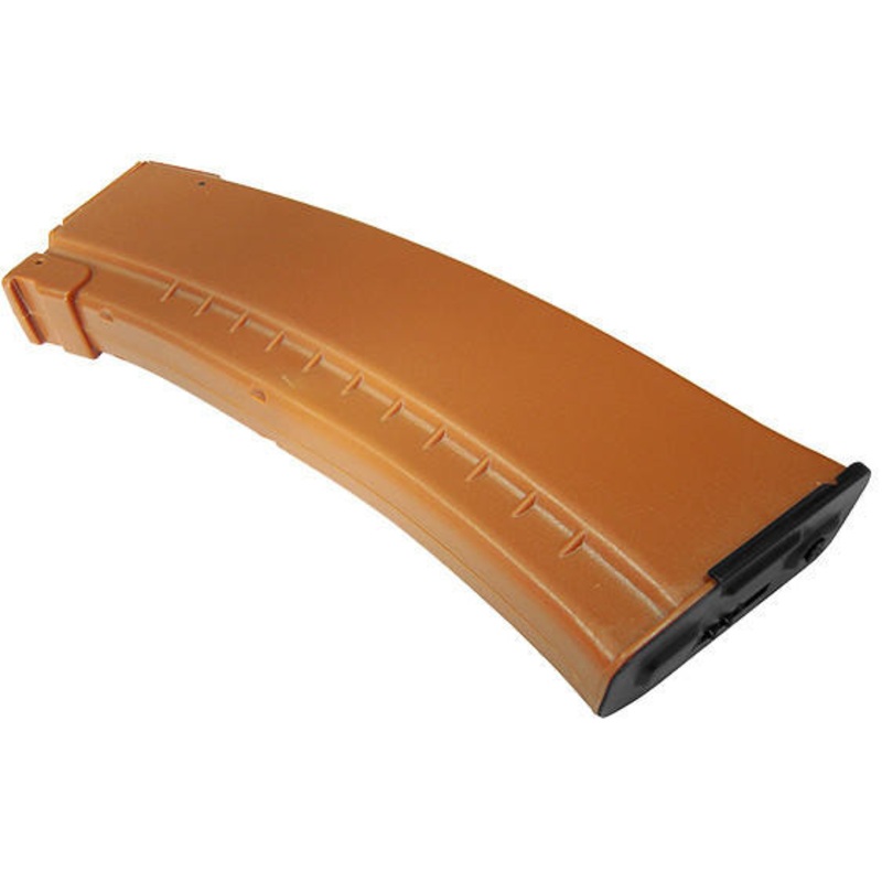 LCT Airsoft LCK74 450rds High Cap Magazine, Brown