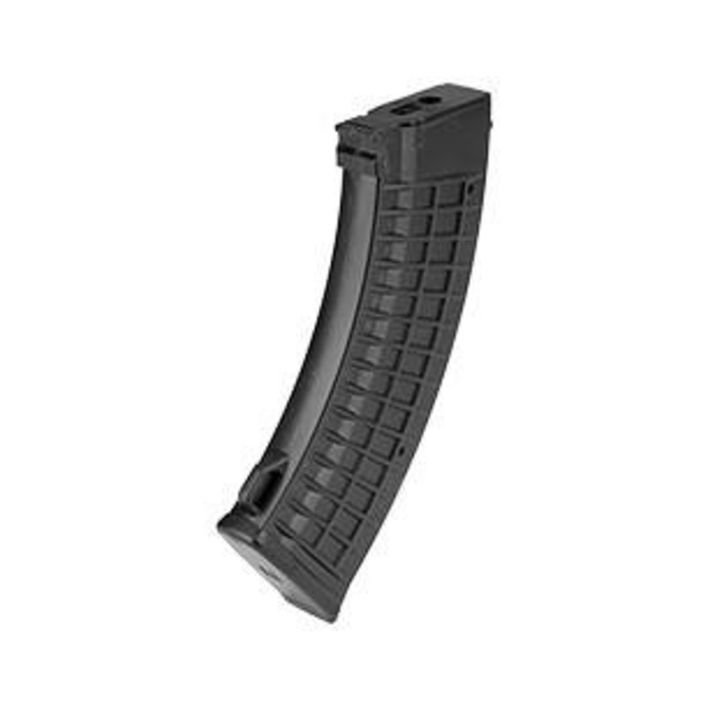 Sentinel Gears 110rd Waffled Mid Capacity AK47 Airsoft AEG Magazine, Black