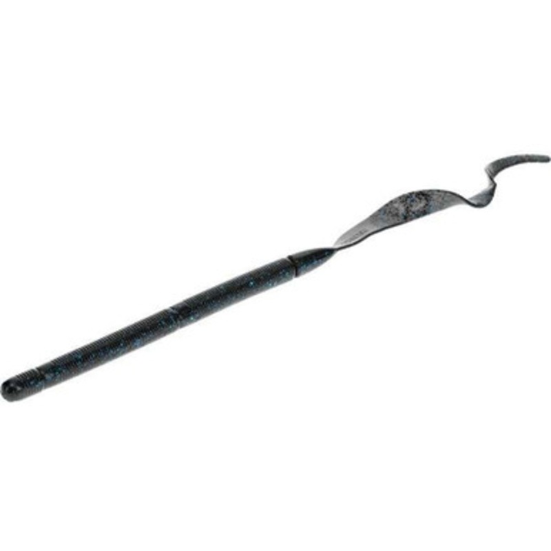 Strike King KVD Zeus Worms – 9.5” – Black / Blue