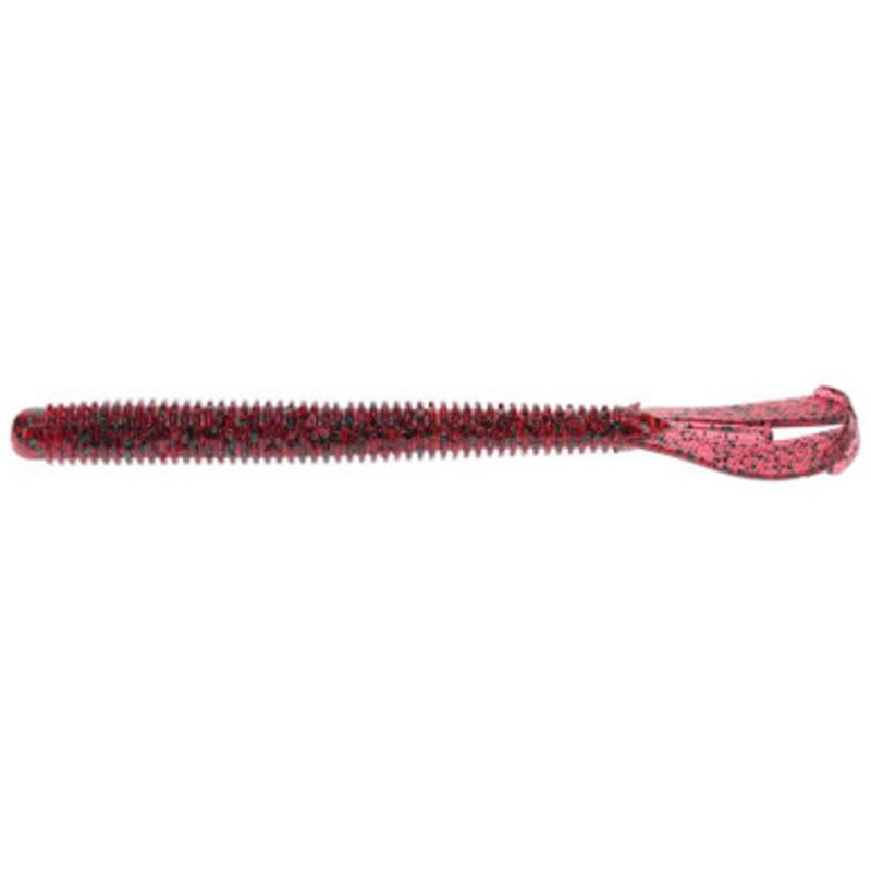 Strike King Rage Twin Tail Menace Worm – 6” – Red Bug