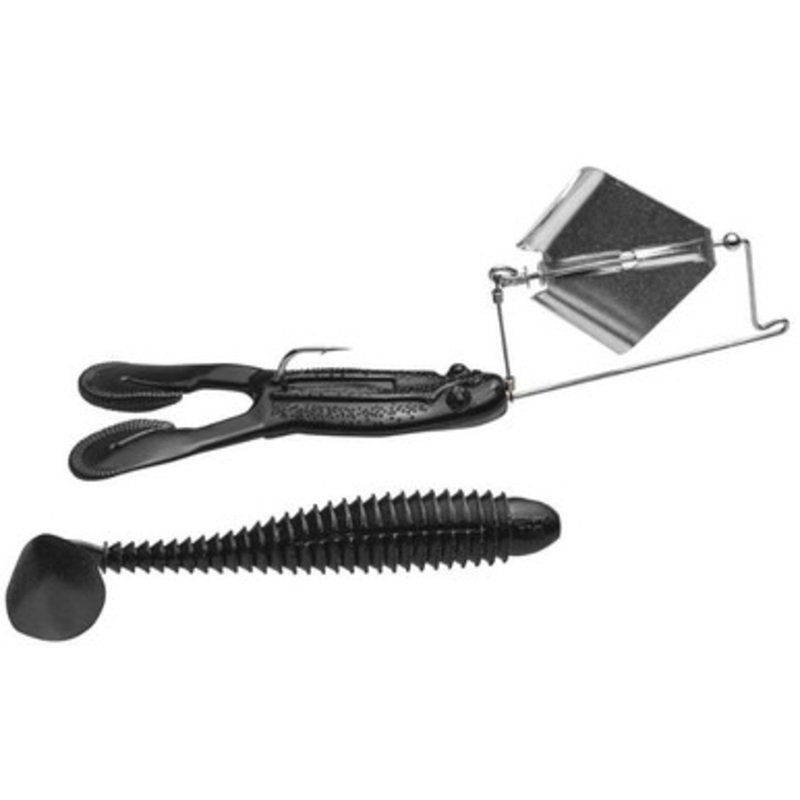 Strike King Skip N’ Buzz Buzzbait – Black