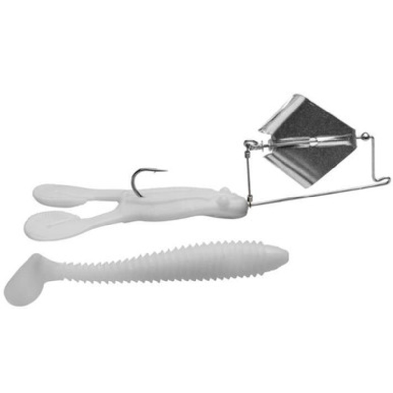Strike King Skip N’ Buzz Buzzbait – White