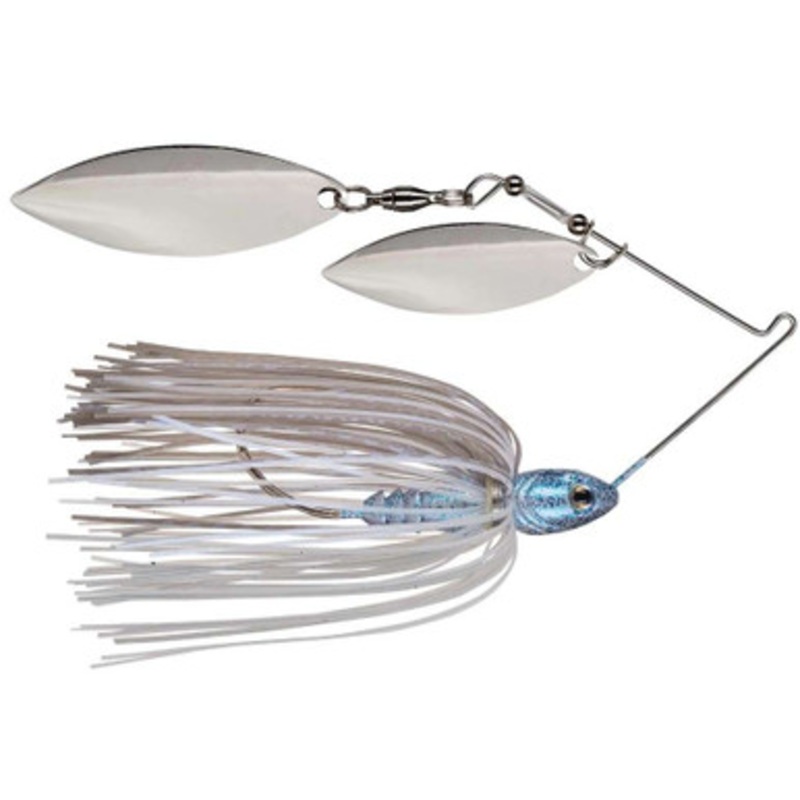 Strike King Tour Grade Compact DW Spinnerbait – 1/2oz – Blue Glimmer