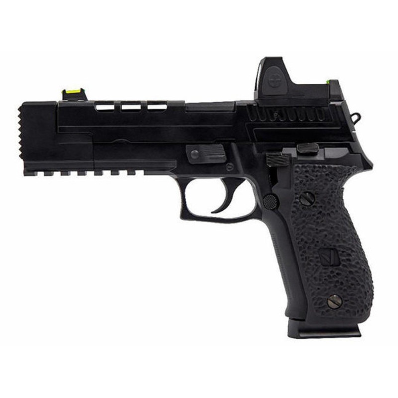 Vorsk VP26X Gas Blowback Airsoft Pistol w/ Micro Red Dot, Black