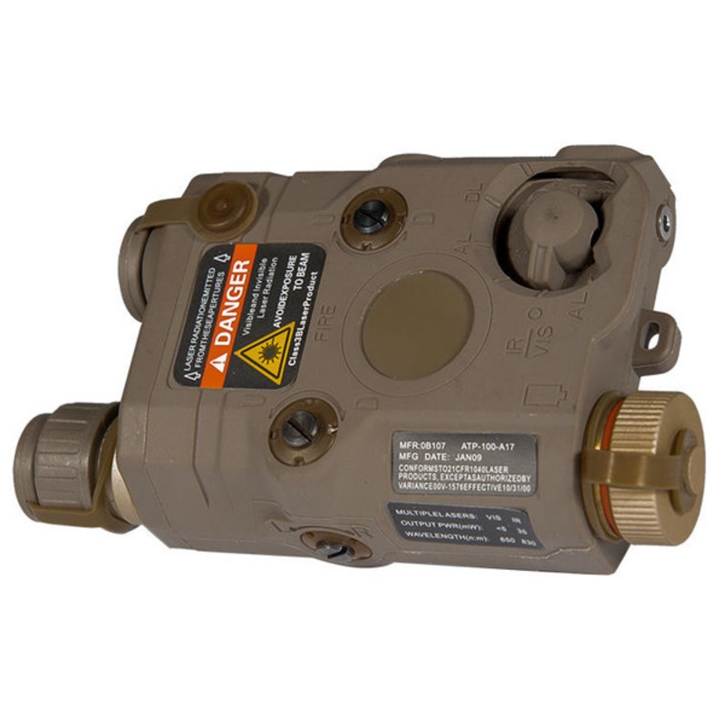 AMA PEQ-15 L.E.D. White Light/Red Laser, Dark Earth