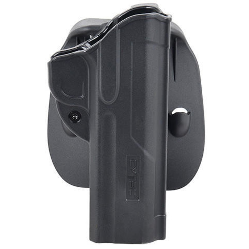 Cytac Fast Draw Hard Shell Holster for 1911, Black