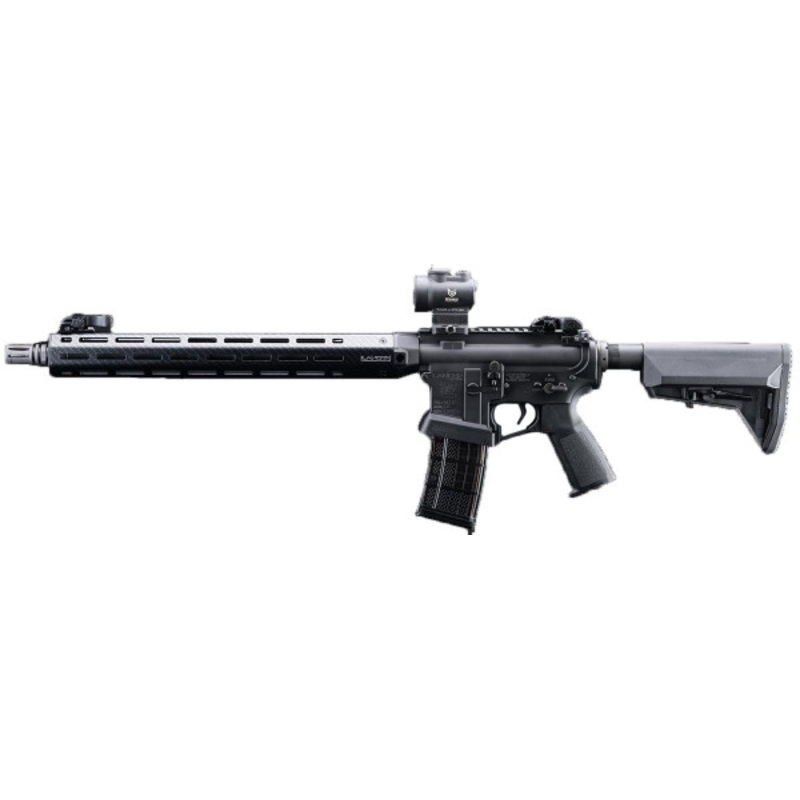 EMG Lancer Systems Licensed L15 Defense 15 Carbon Handguard Airsoft AEG Rifle, Black