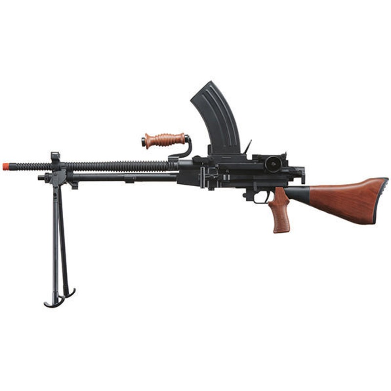 Golden Eagle Type 96 Full Metal Airsoft AEG Rifle, Wood/Black