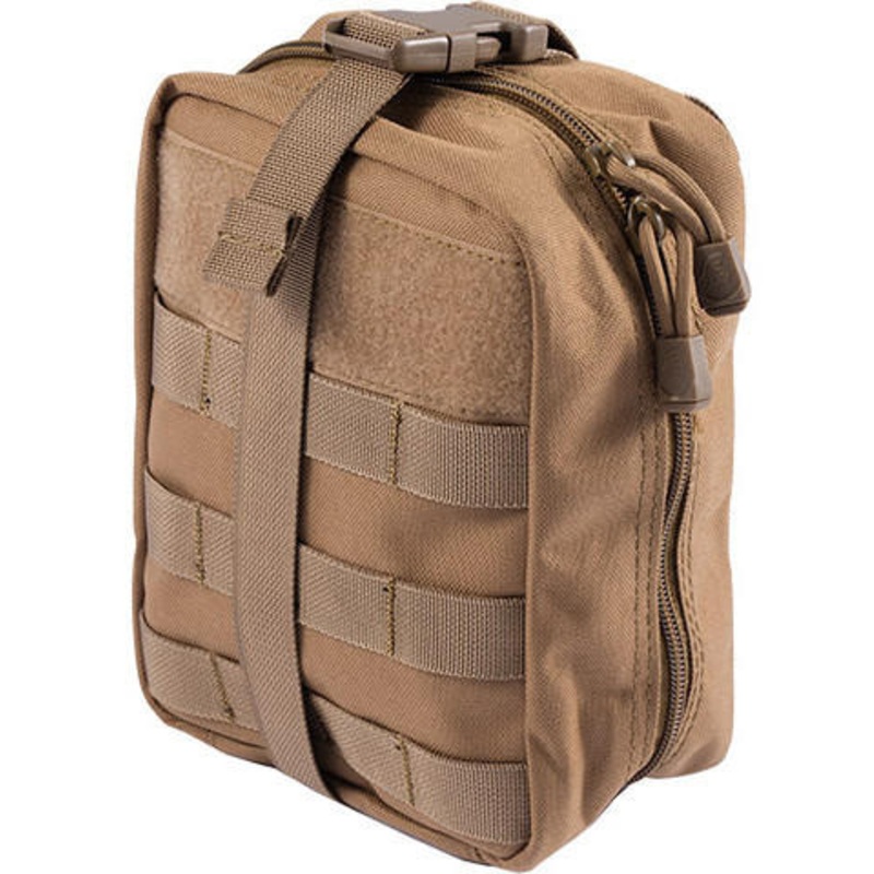 Lancer Tactical Airsoft Admin Pouch w/ Molle, Khaki