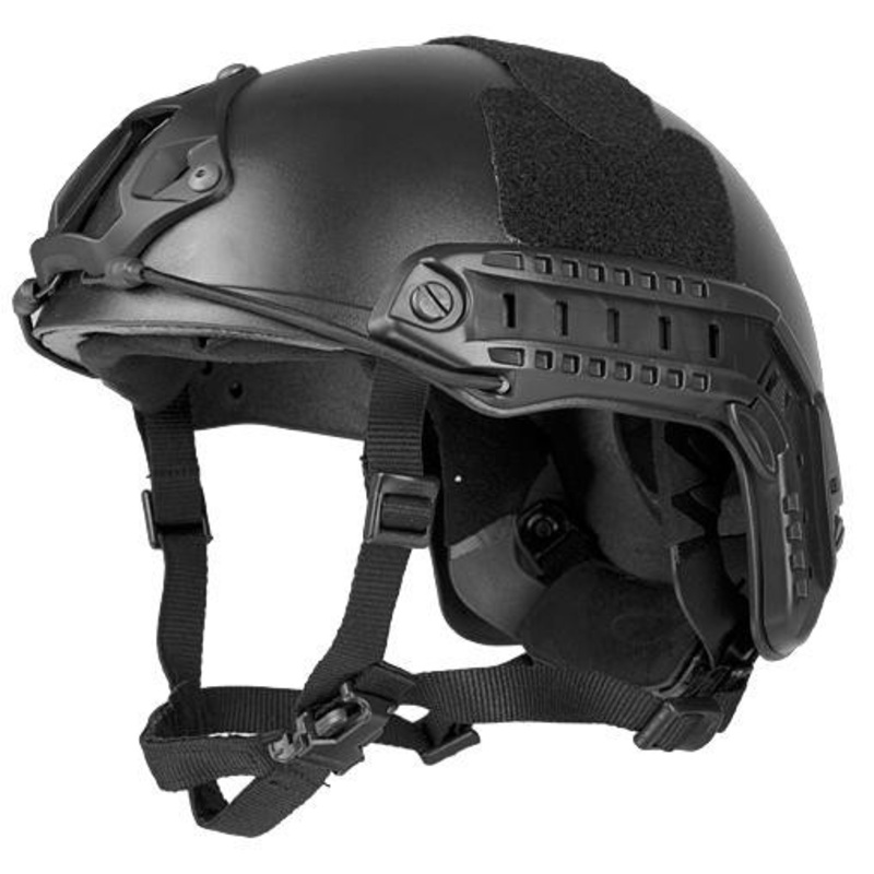 Lancer Tactical Helmet Ballistic Type MED/LG, Black