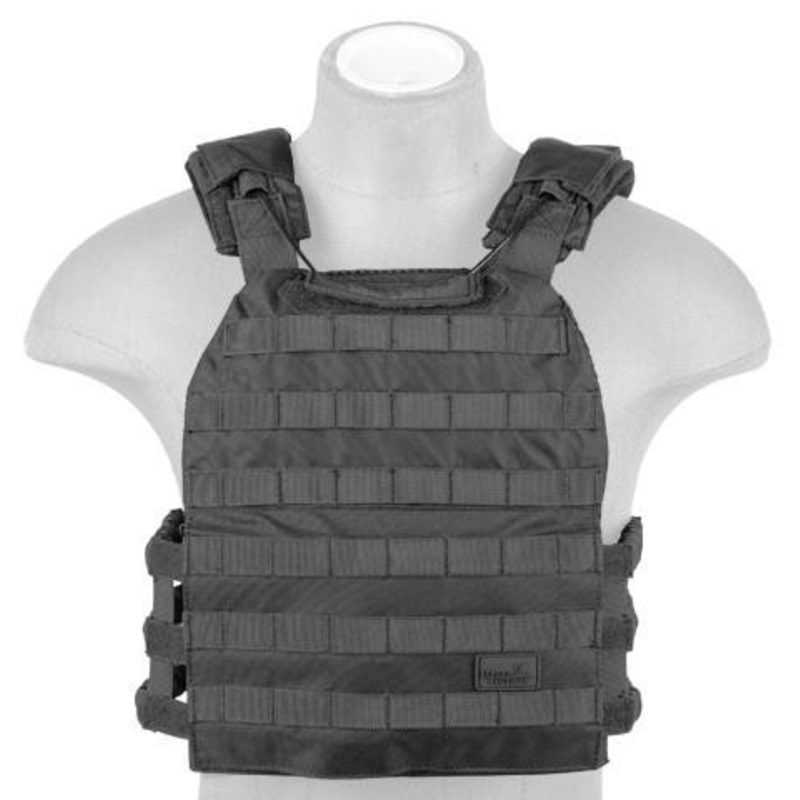 Lancer Tactical Nylon Vest, Black