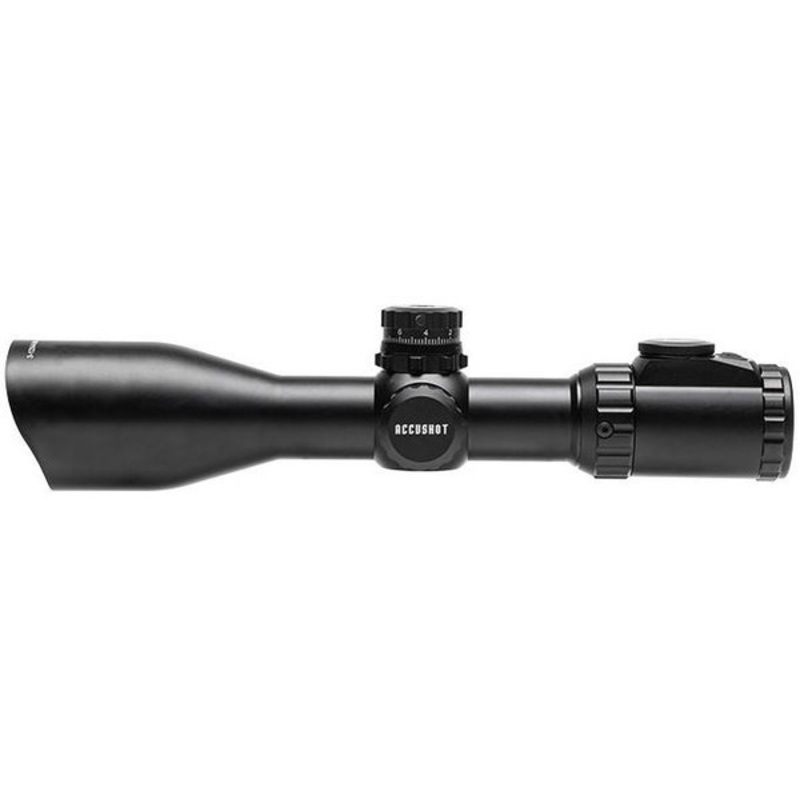 Leapers UTG 3-12X44 30mm Compact Scope, AO, 36-color Mil-dot, Rings, Black