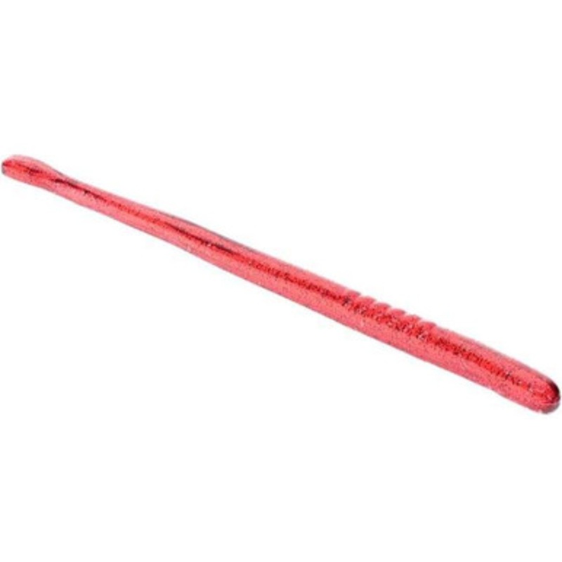 Strike King KVD Filler Worms – 6in – Red Bug