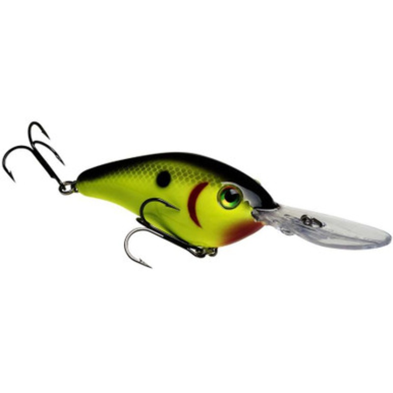 Strike King Pro Model Hard Knock 6XD Crankbait – Black Back
