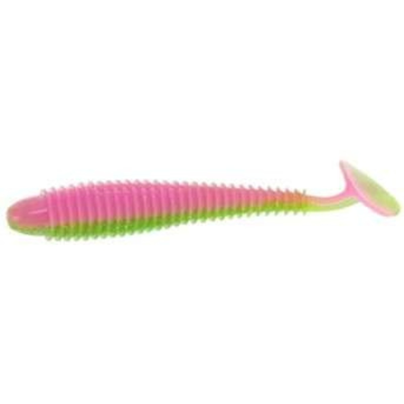 Strike King Saltwater Rage Swimmer – 3.75” – Electric Chicken