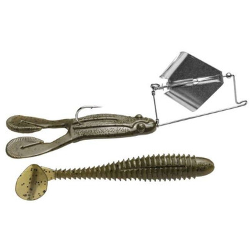 Strike King Skip N’ Buzz Buzzbait – Green Pumpkin