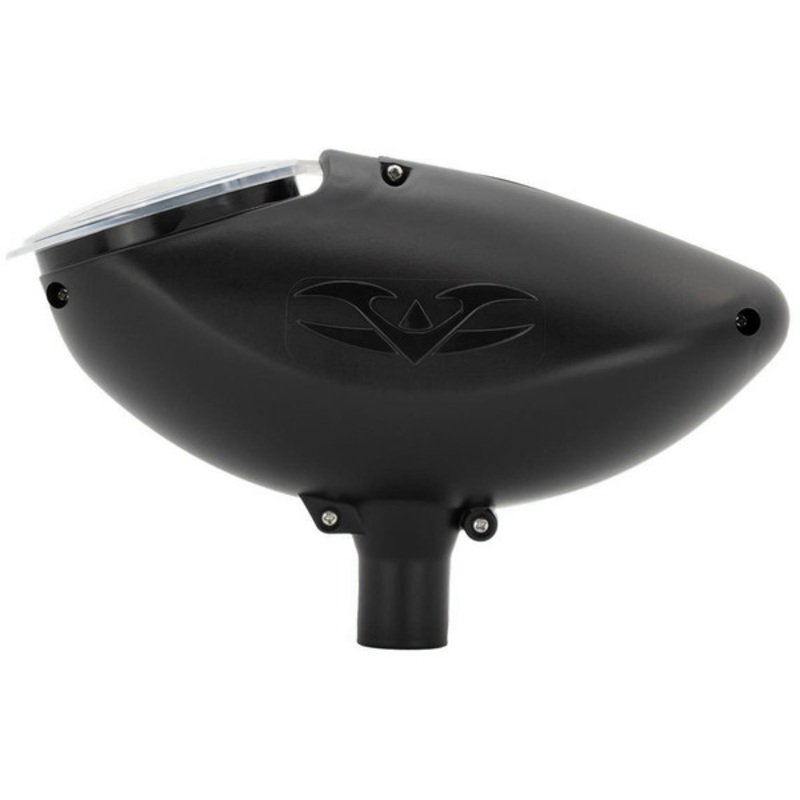 Valken MAX+ 200 Round Paintball Loader, Black