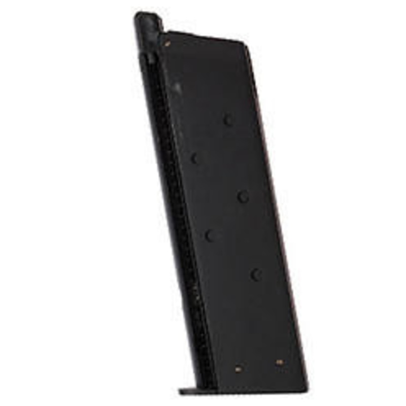 WE Tech M1911 MEU Gas Blowback Single Stack 15rd Magazine, Black