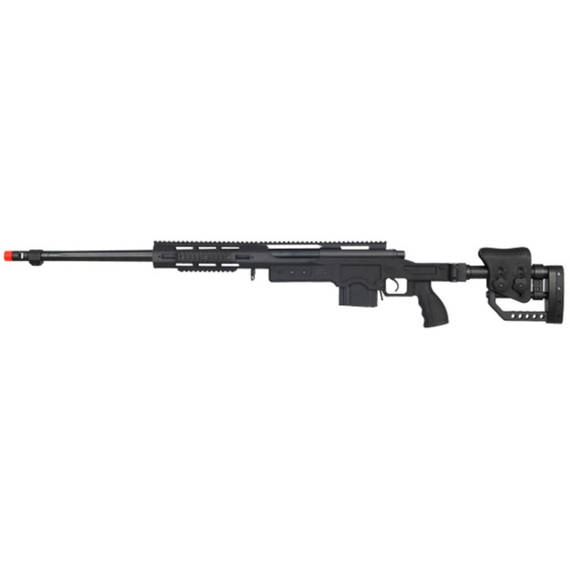 Well MB4411 Bolt Action Airsoft Sniper Rifle, Black