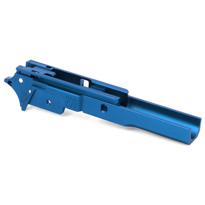 Airsoft Masterpiece 2011 S Style 3.9 Aluminum Advance Frame for Hi-Capa, Blue