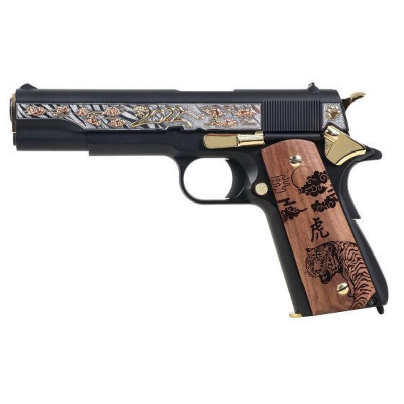 G&G GPM1911 Year Of Tiger Limited Version (US) Airsoft Pistol, Black/Gold