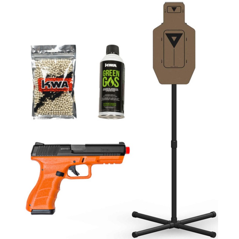 KWA At-Home Firearms Skills Training Kit w/ F.A.T Target, Blaze Orange