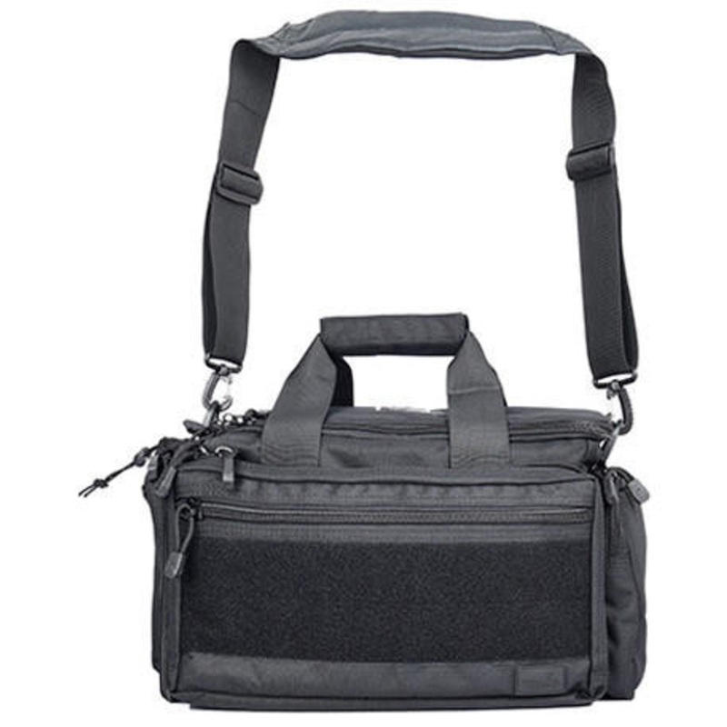 Lancer Tactical Shooting Range Bag w/ Shoulder Strap, Black