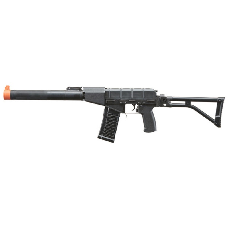 LCT Airsoft AS VAL Assault Airsoft Rifle AEG with Galil Folding Stock, Black