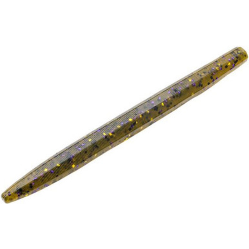 Strike King Perfect Plastic Ocho 4in Softbait – Green Pumpkin Candy
