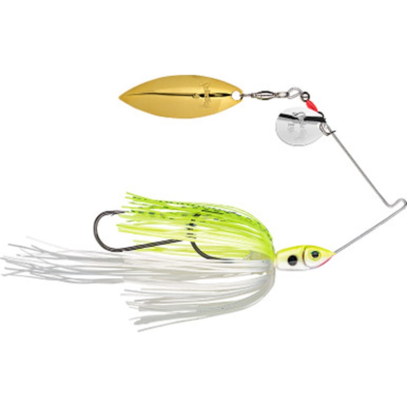 Strike King Premier Plus Spinnerbait – 1/4oz – Chartreuse/White
