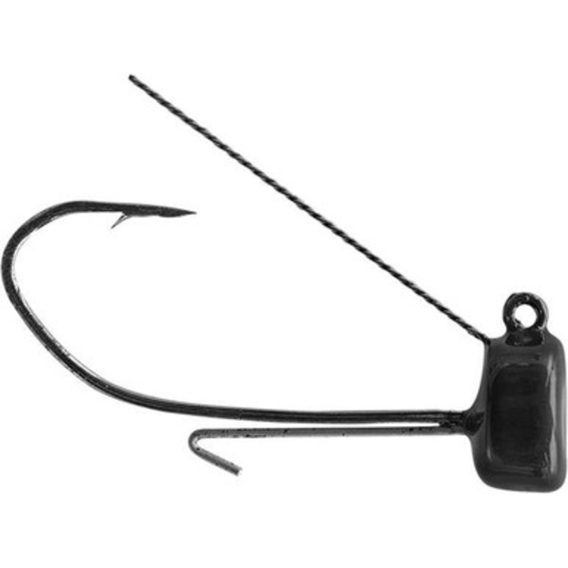 Strike King Tour Grade Weedless Ned Rig Head – 1/8oz – Black