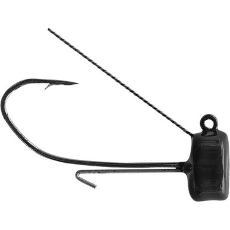 Strike King Tour Grade Weedless Ned Rig Head – 3/16oz – Black