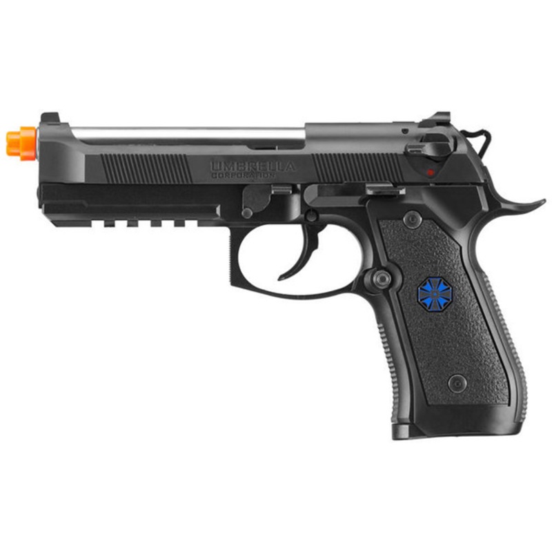 Tokyo Marui Limited Edition Albert W. Model 01P Umbrella Corporation GBB Airsoft Pistol, Black