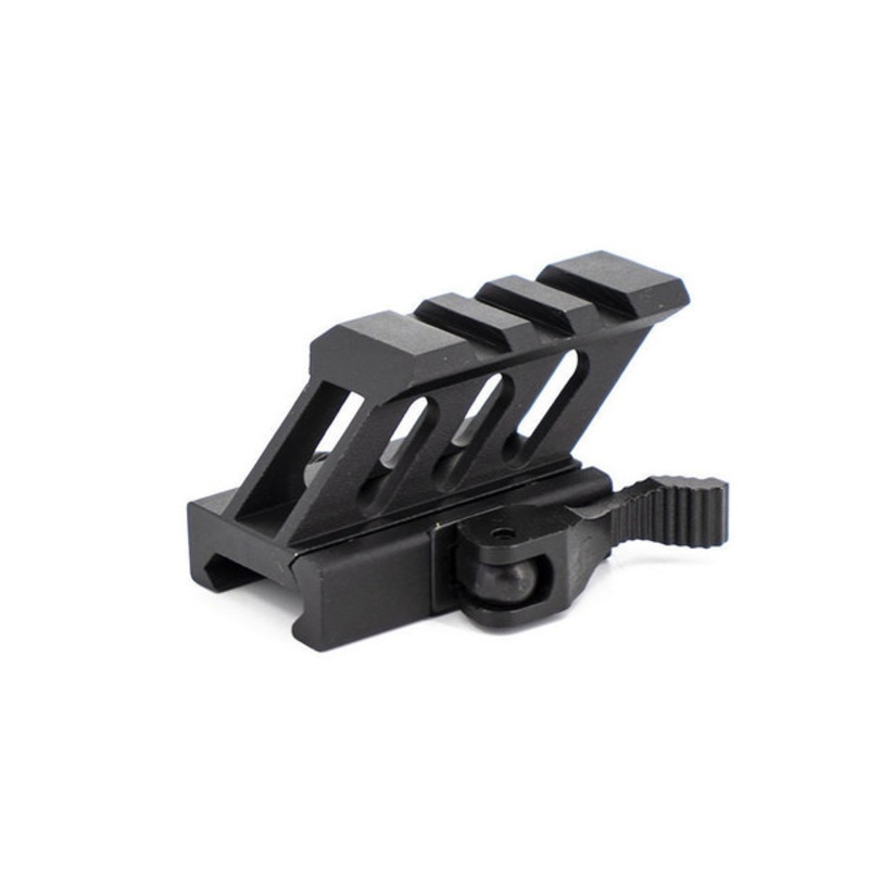 Valken 45 Degree 1 QD Cantilever Riser Mount, Black