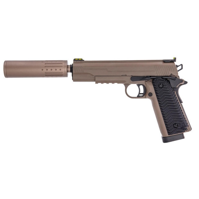 Vorsk VX-14 GBB Airsoft Pistol, Dark Earth