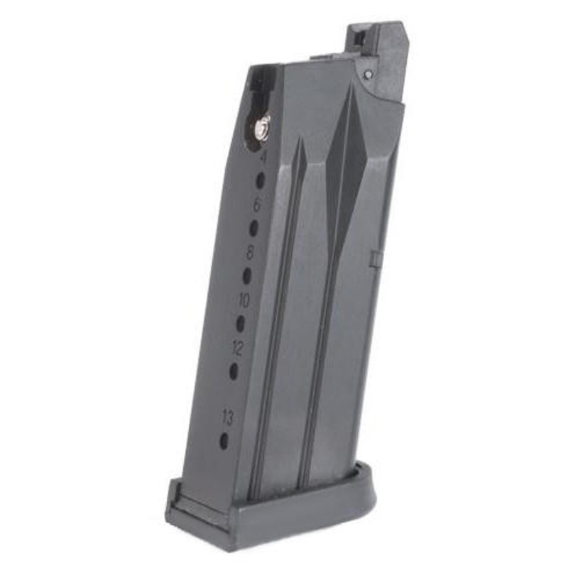 WE-Tech 20rd Magazine for Bulldog Compact Airsoft GBB Pistol, Black