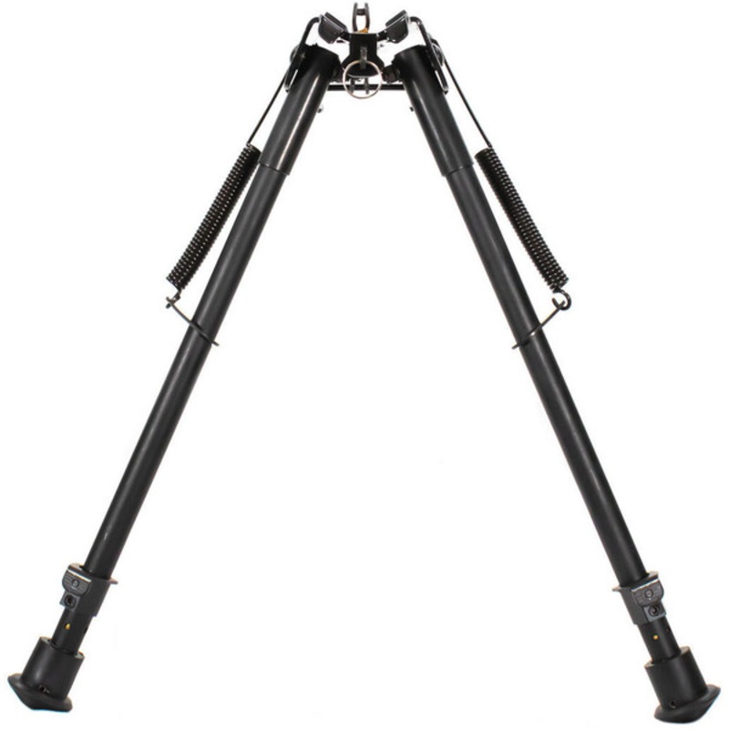 Aim Sports 10 H. Style Spring Tension Bipod/Large, Black