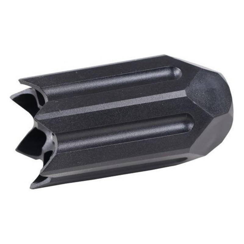 G&G BAMF Stealth Airsoft 14mm CCW Flash Hider, Black